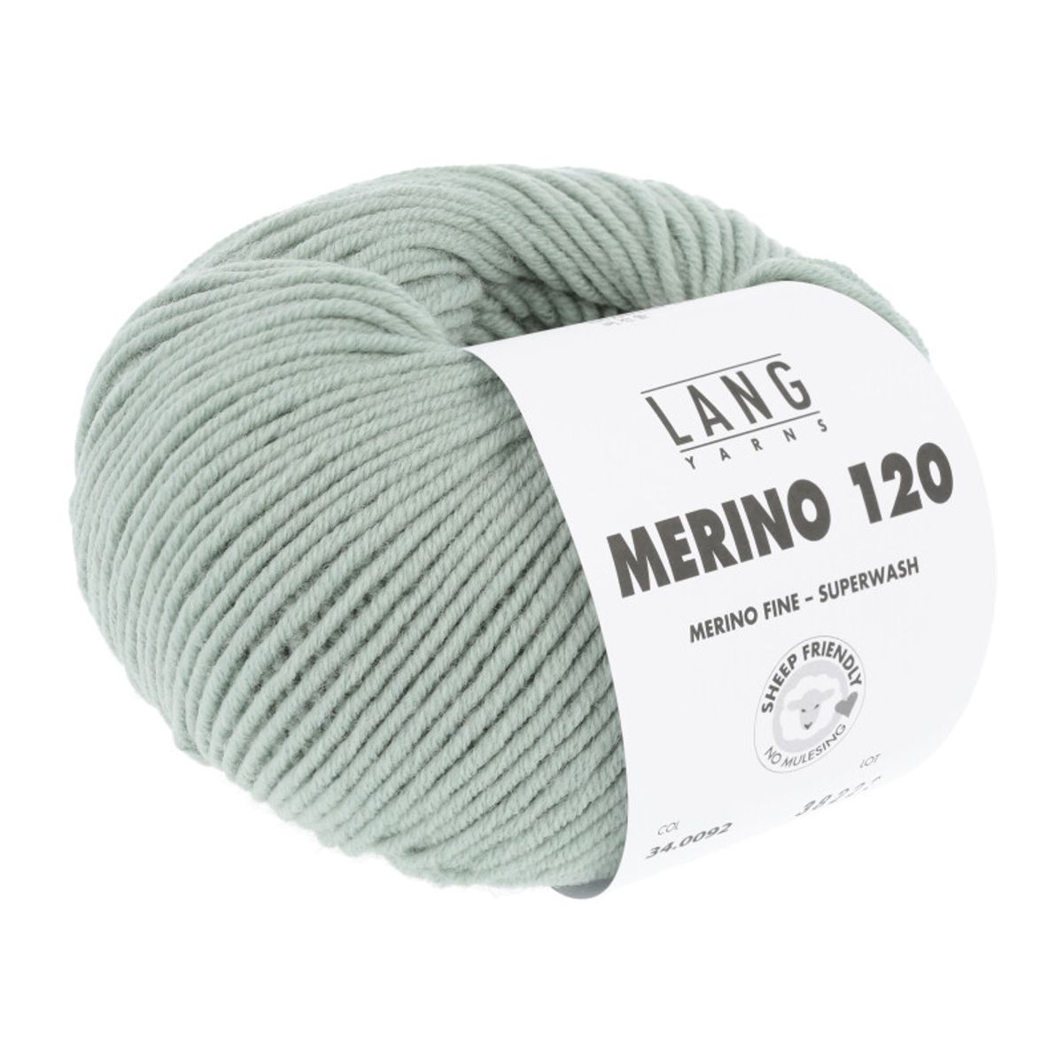 Lang Yarns Merino 120 - 0092, Merinould, fra LangYarns