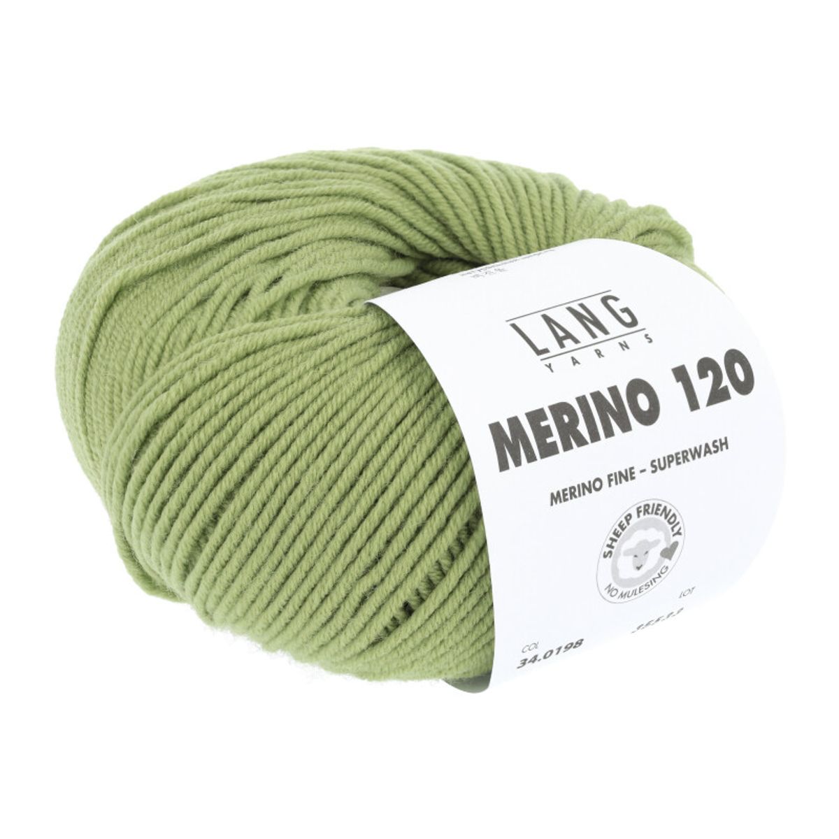 Lang Yarns Merino 120 - 0198, Merinould, fra LangYarns