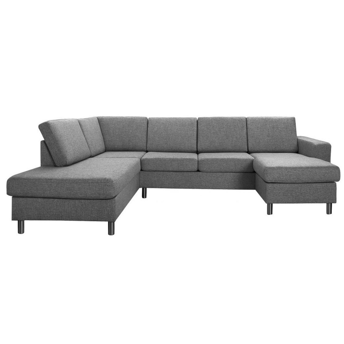 Panama Style U-sofa i stof - hurtig levering