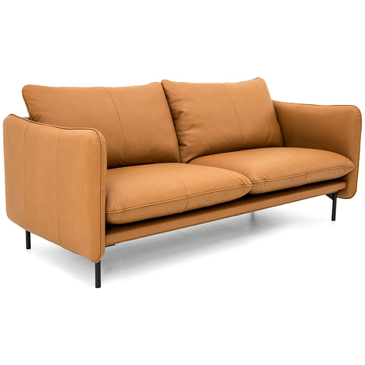 Suny 2 pers. sofa - stof/læder