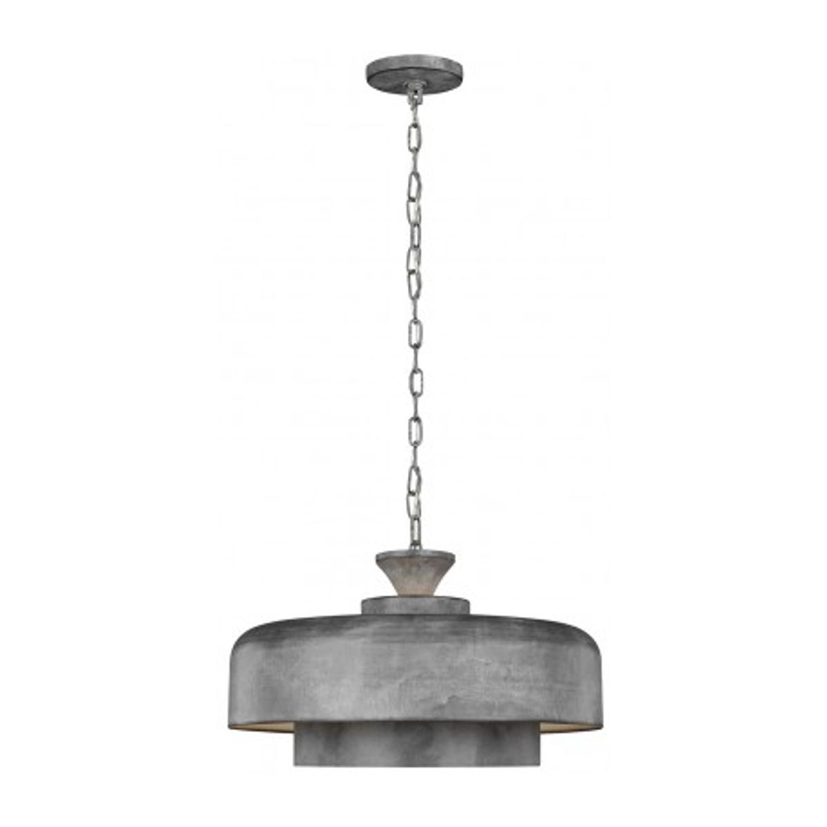 Haymarket Loftlampe i galvaniseret stål Ø46 cm 1 x E27 - Galvaniseret