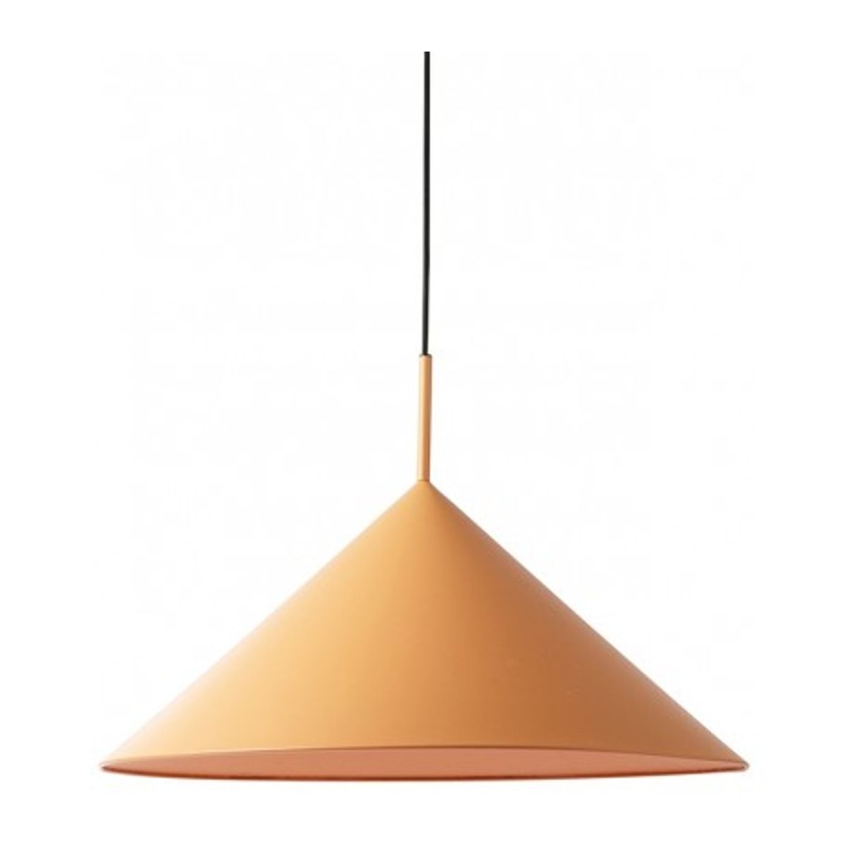 Loftlampe i metal Ø60 cm 1 x E27 - Mat fersken