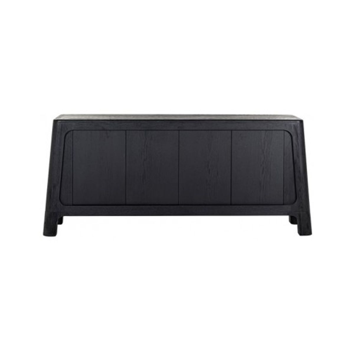 Baccarat sideboard i egetræ B200 x H87 cm - Bejset sort