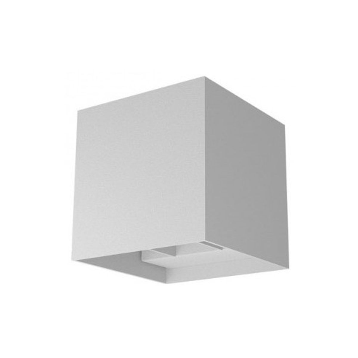 VARY Up-Down Væglampe i aluminium H12 cm 2 x 10W COB LED - Mat hvid