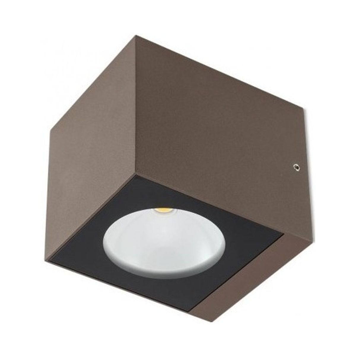 TEKO Up-Down Væglampe i aluminium H9,1 cm 2 x 6W COB LED - Mat mørkebrun