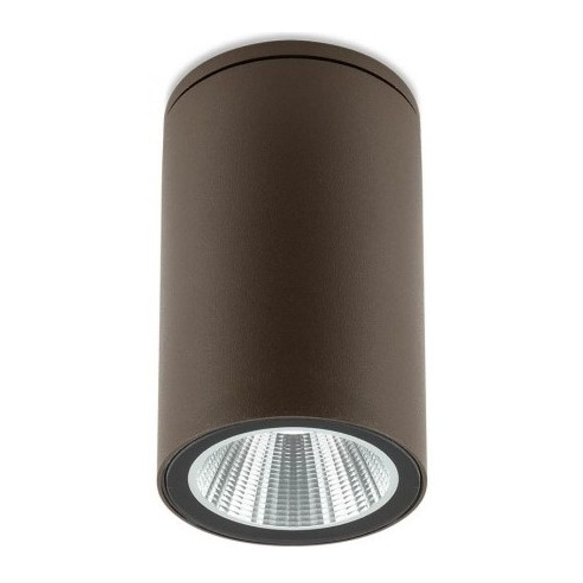 RAM Påbygningsspot i aluminium Ø6 cm 1 x 3W COB LED - Mat mørkebrun