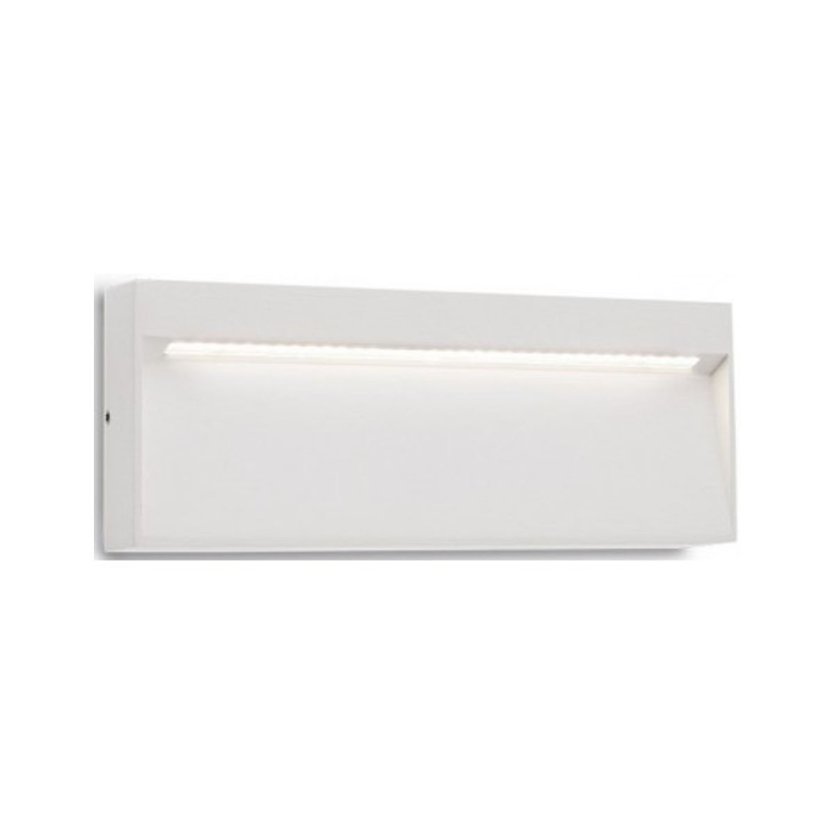 EVEN Væglampe i aluminium B20 cm 1 x 6W SMD LED - Mat hvid