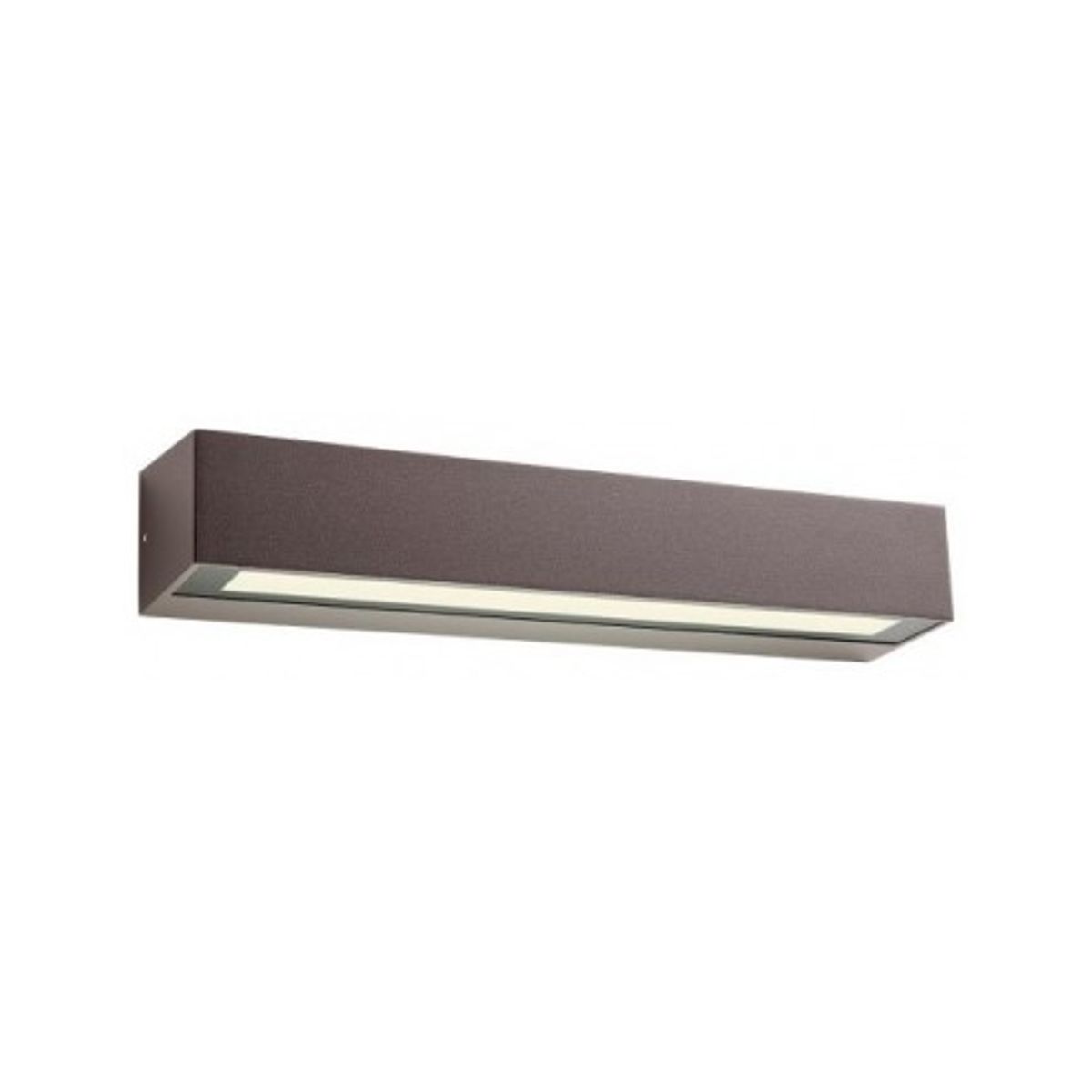 AROOS Væglampe i aluminium og glas B38 cm 1 x 14W SMD LED - Mat corten