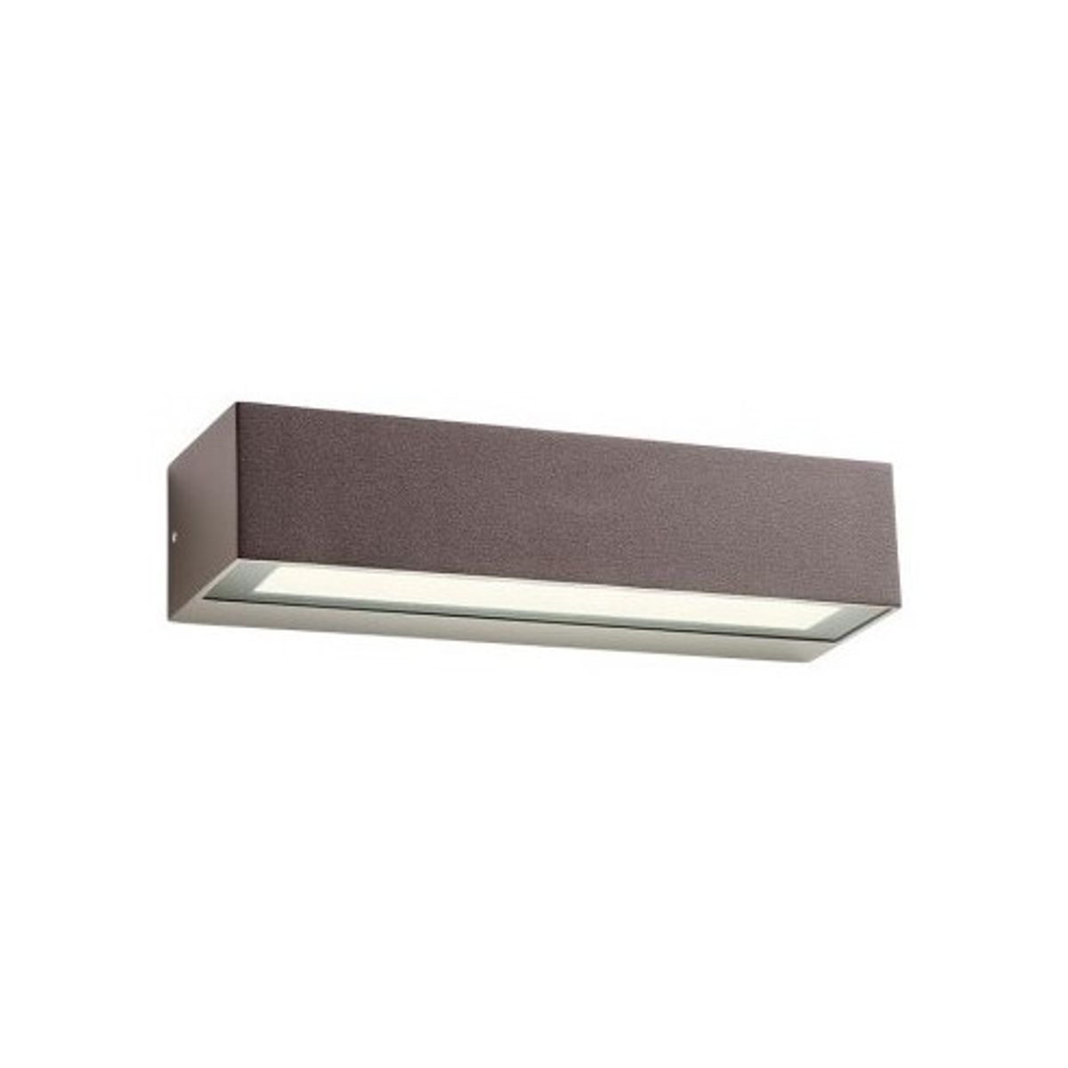 AROOS Væglampe i aluminium og glas B22 cm 1 x 7W SMD LED - Mat corten