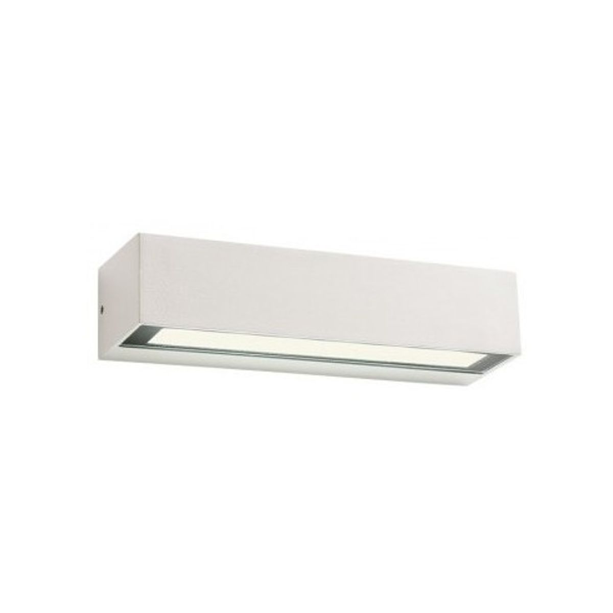 AROOS Væglampe i aluminium og glas B22 cm 1 x 7W SMD LED - Mat hvid