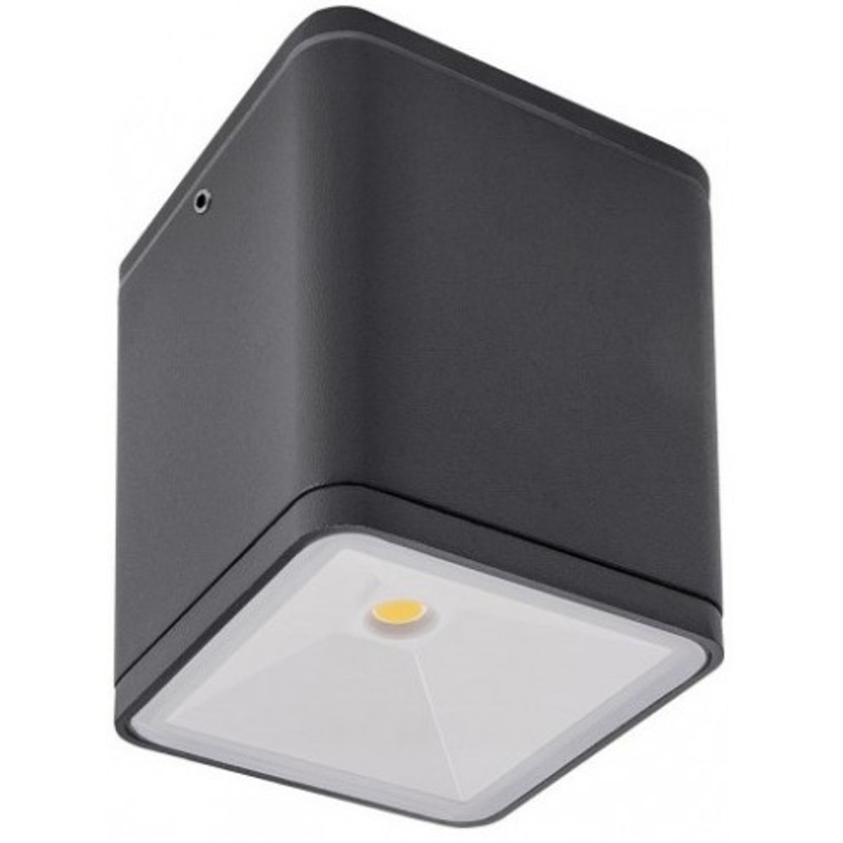 BETA Påbygningsspot i aluminium 9 x 9 cm 1 x 6W COB LED - Mat mørkegrå