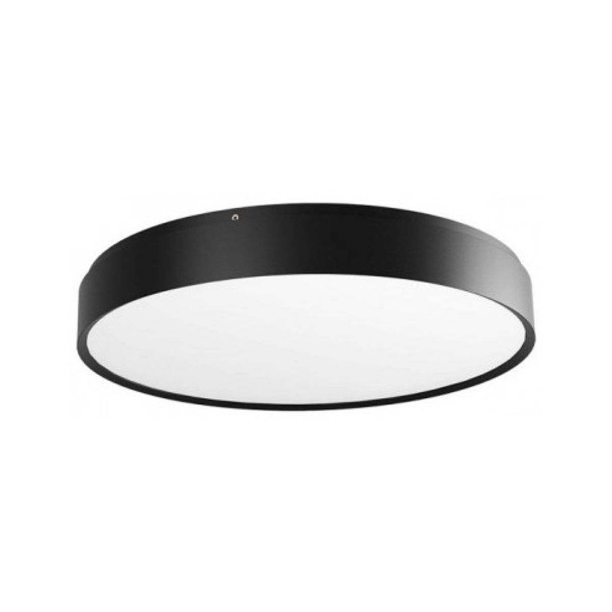 YOMO Plafond i aluminium og akryl Ø47 cm 1 x 53,6W SMD LED - Mat sort