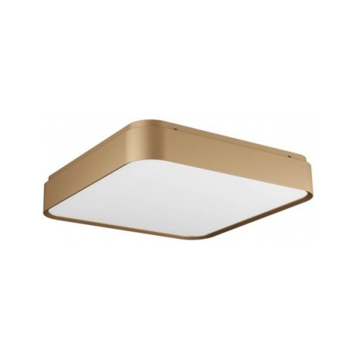 YOMO Plafond i aluminium og akryl 39,6 x 39,6 cm 1 x 47W SMD LED - Mat guld