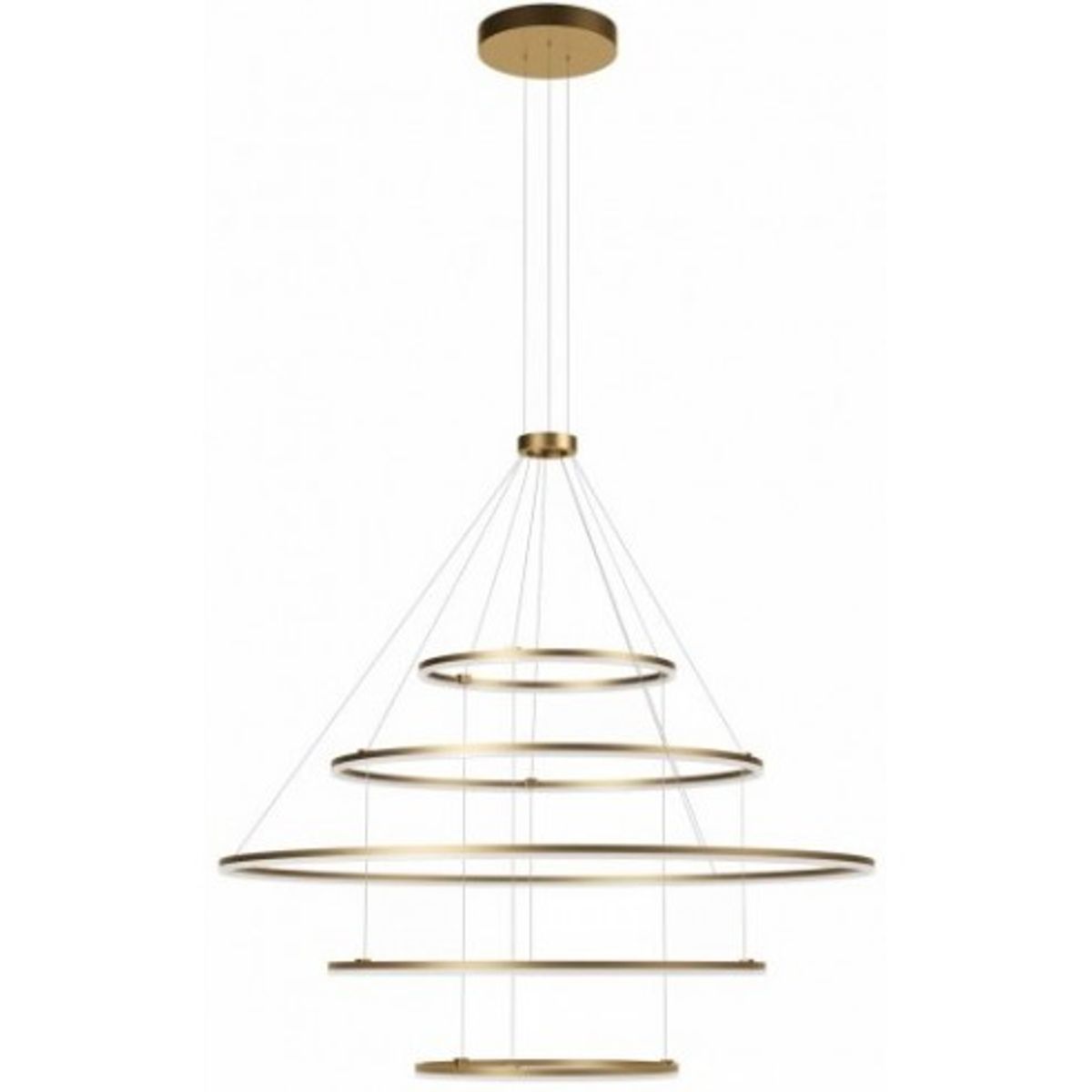 ORBIT Lysekrone i aluminium Ø150 cm 286W LED - Mat bronze