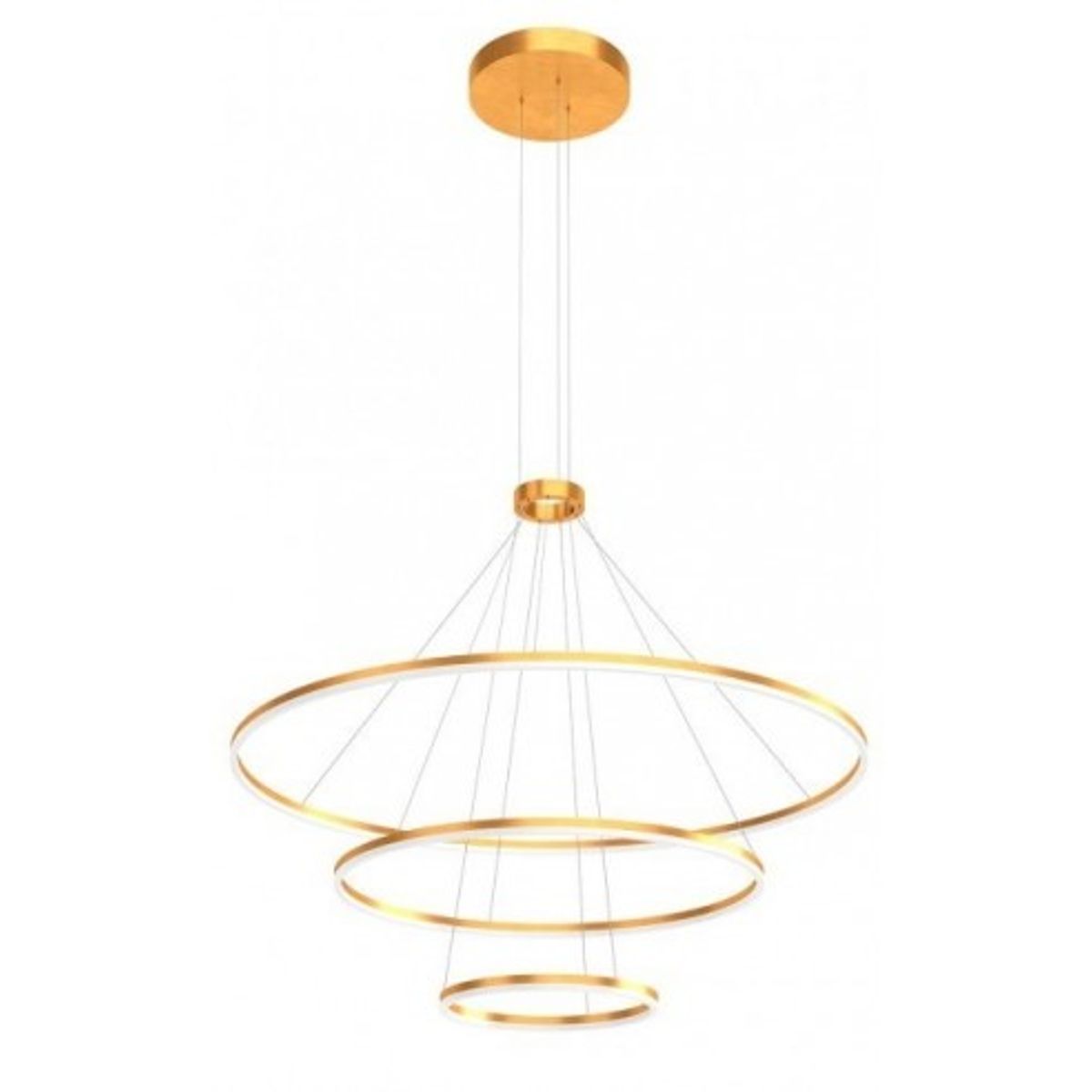 ORBIT Lysekrone i aluminium Ø150 cm 186W LED - Mat bronze