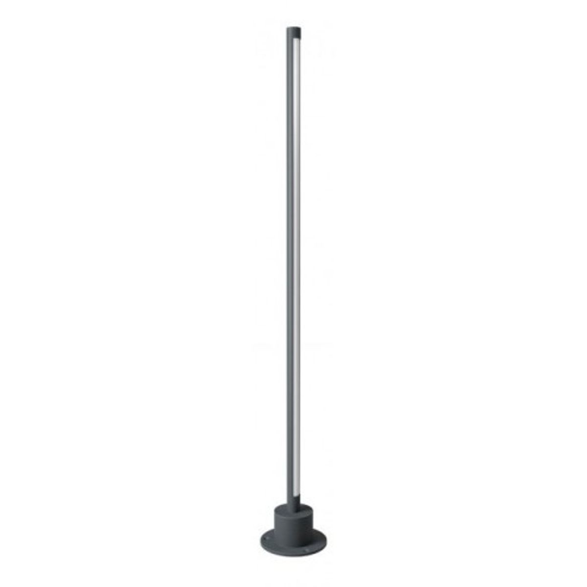 WIKI Bedlampe i aluminium og polycarbonat H90 cm 1 x 10W SMD LED - Mat mørkegrå