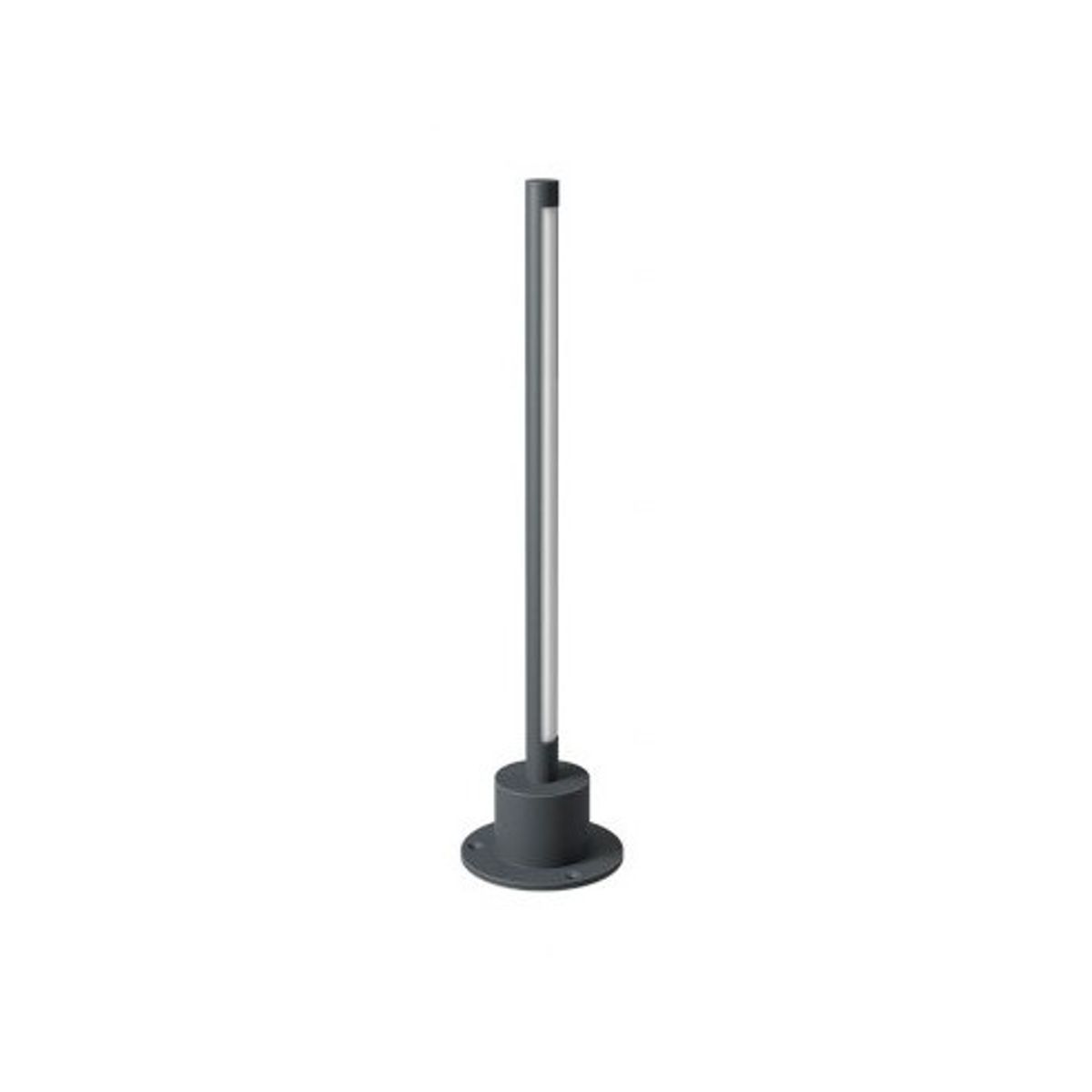 WIKI Bedlampe i aluminium og polycarbonat H50 cm 1 x 5W SMD LED - Mat mørkegrå