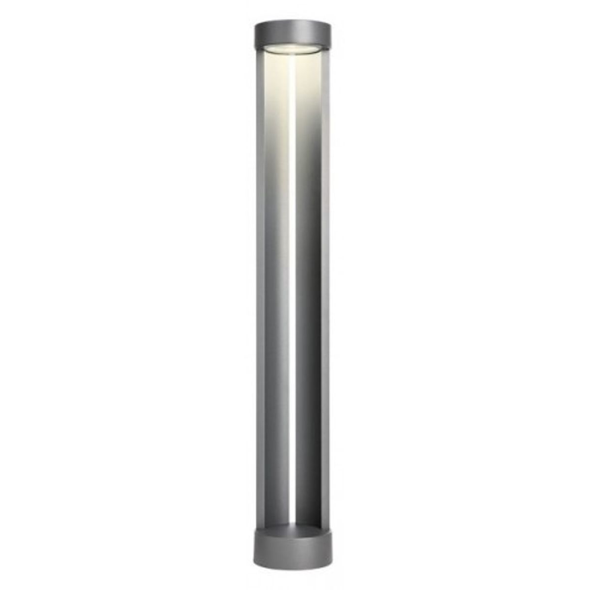 ZEUS Bedlampe i aluminium og glas H75 cm 1 x 11,5W COB LED - Mat mørkegrå