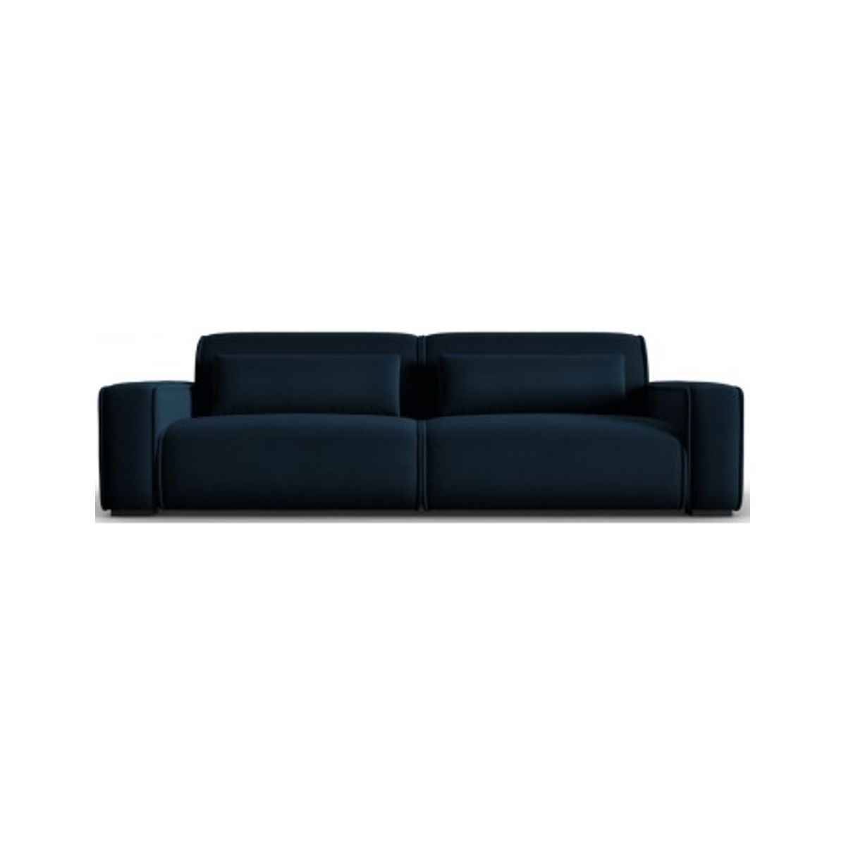 Lina 4-personers sofa i velour B248 cm - Blå