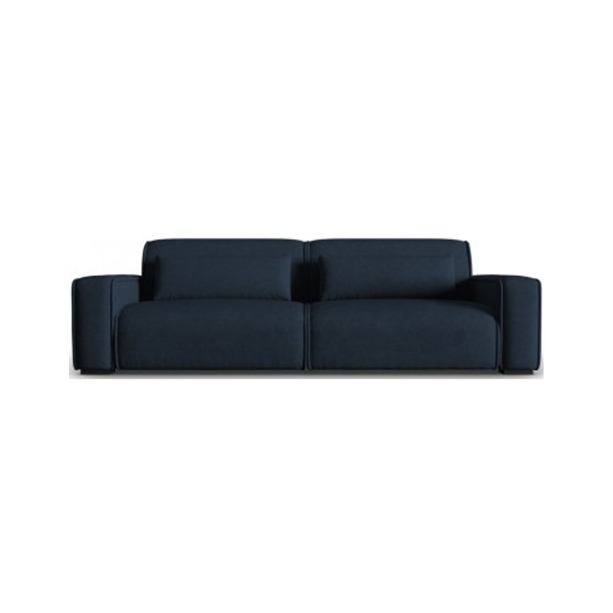 Lina 4-personers sofa i polyester B248 cm - Mørkeblå