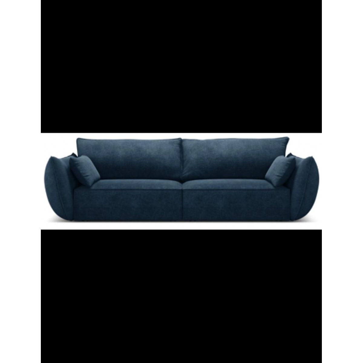 Kaelle 3-personers sofa i chenille B208 cm - Blå