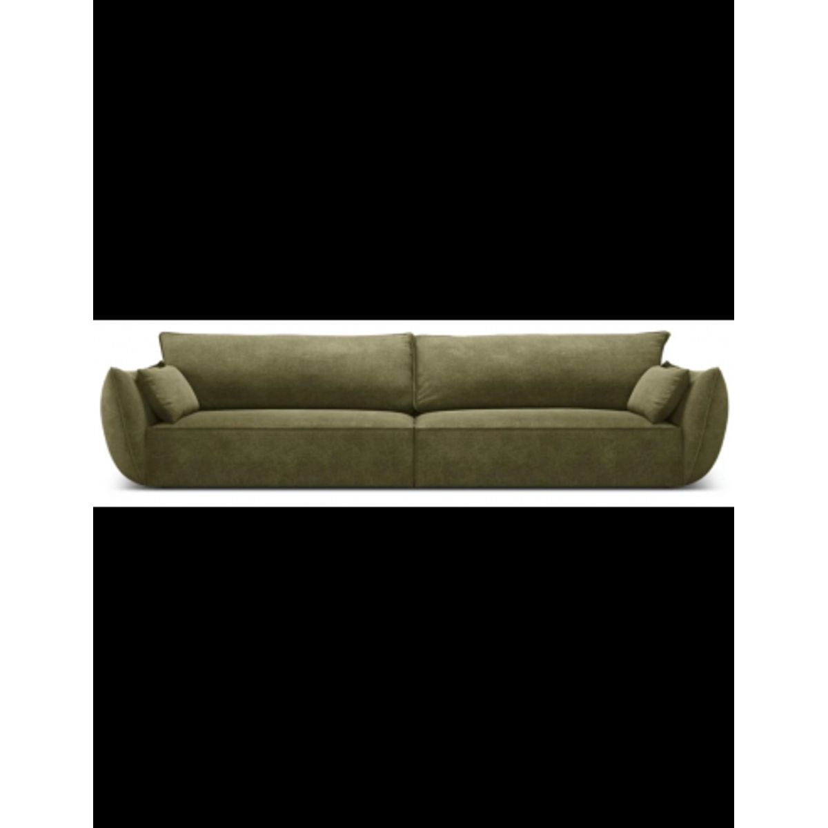 Kaelle 4-personers sofa i chenille B248 cm - Grøn