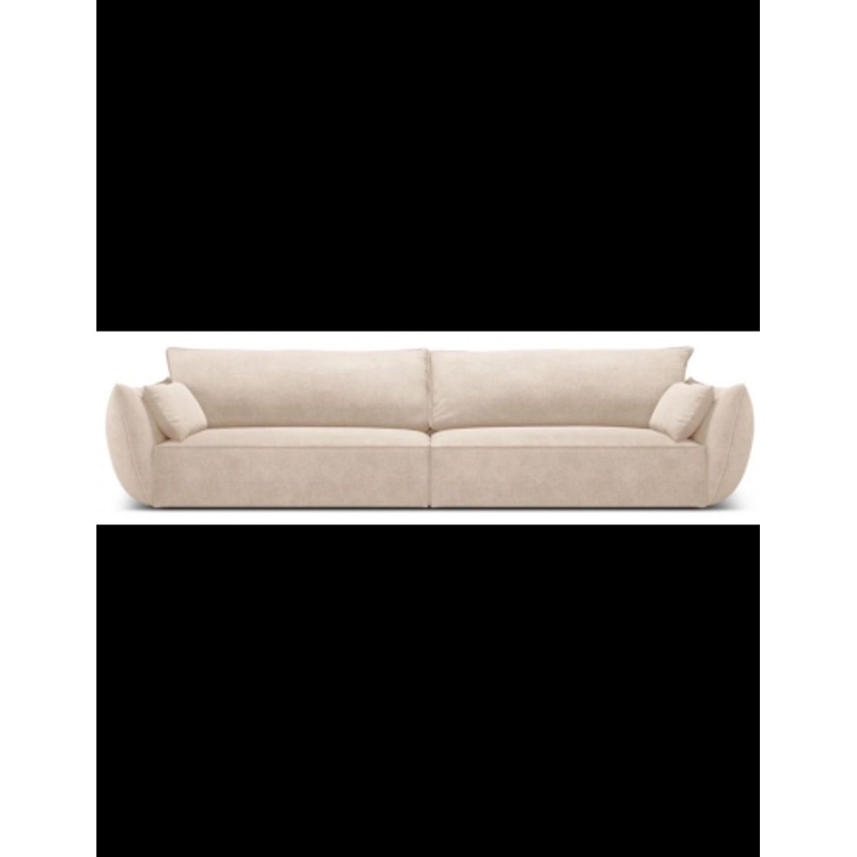 Kaelle 4-personers sofa i chenille B248 cm - Beige