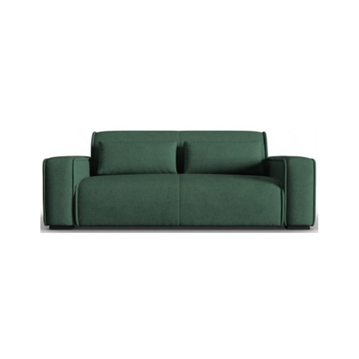 Lina 3-personers sofa i polyester B192 cm - Grøn