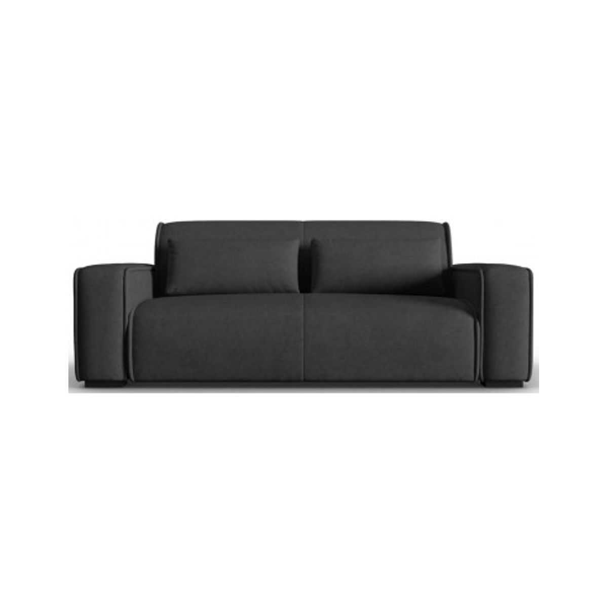 Lina 3-personers sofa i polyester B192 cm - Mørkegrå