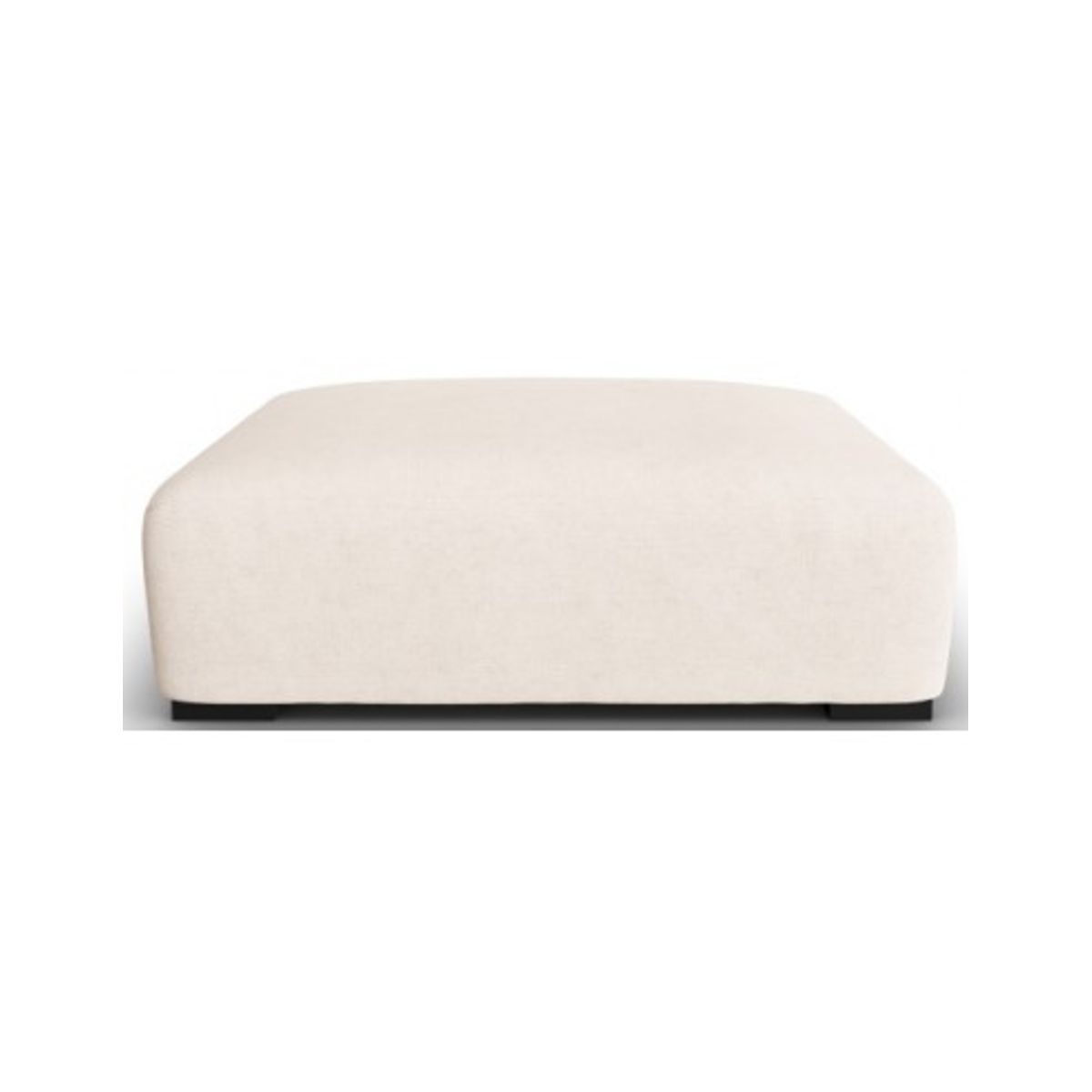 Lina puf til sofa i polyester B117 x D102 cm - Lys beige