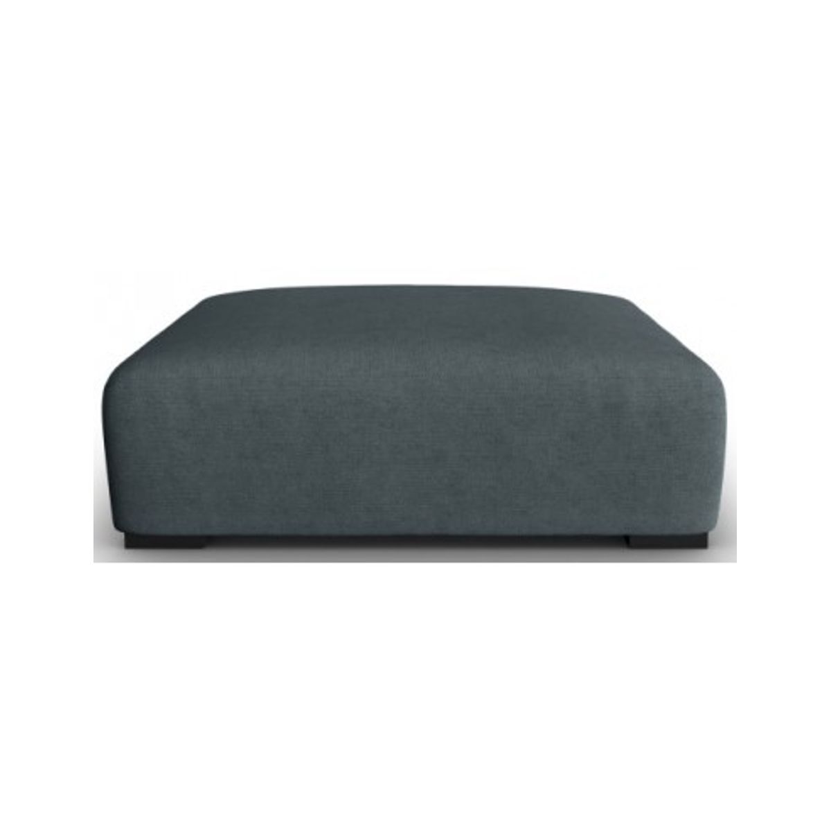 Lina puf til sofa i polyester B117 x D102 cm - Blågrå