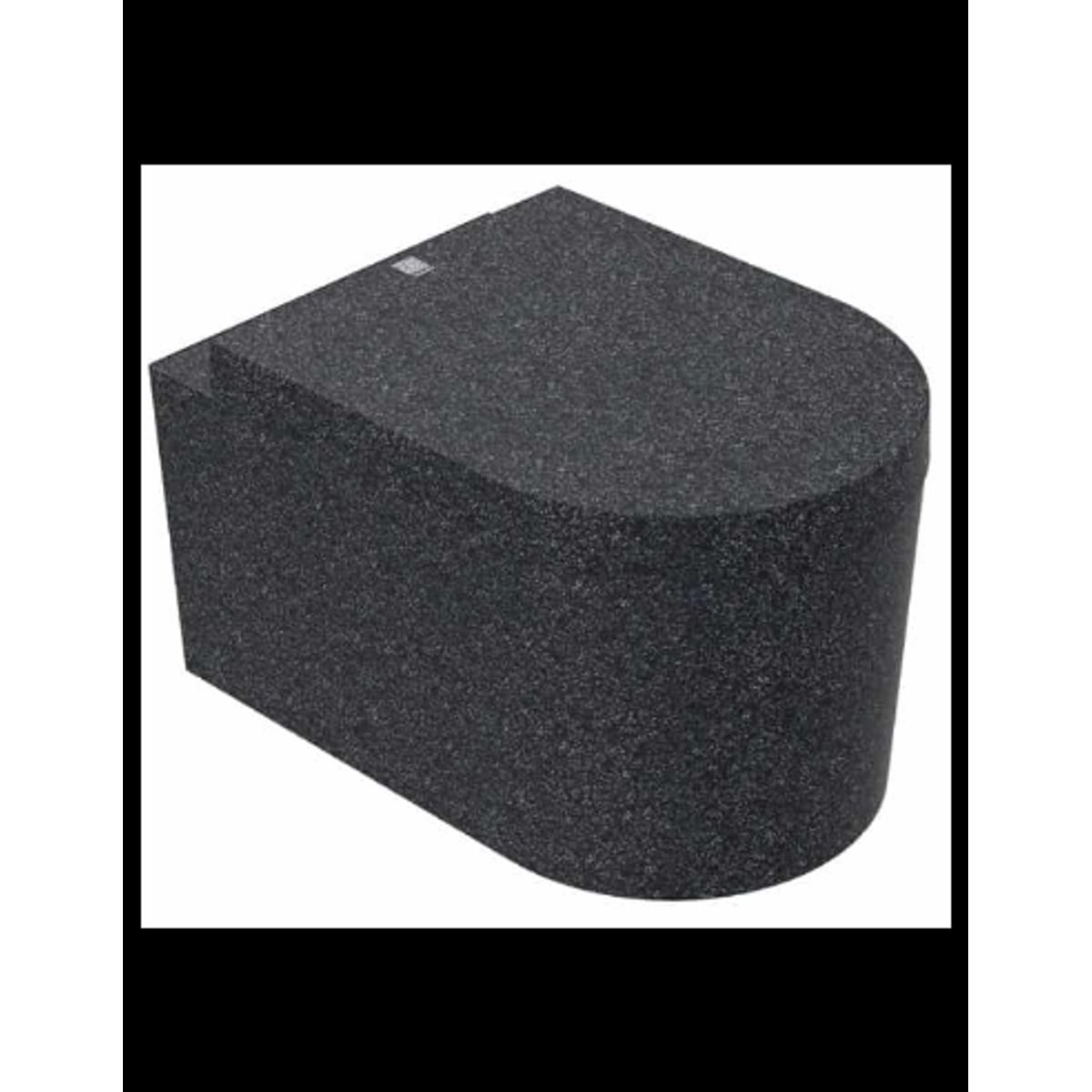 Woodio Block væghængt toilet H36,6 cm ECO - Stone