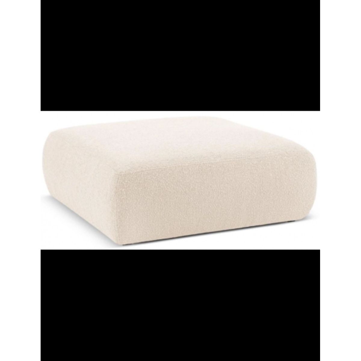 Molino puf til sofa i bouclé B100 x D100 cm - Beige