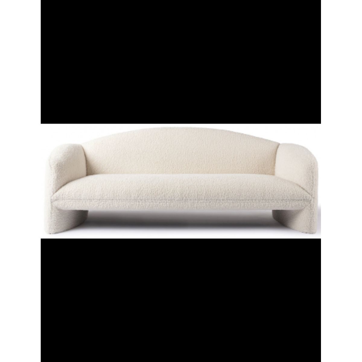 NACHII 3-Personers sofa i plys polyester B234 cm - Beige