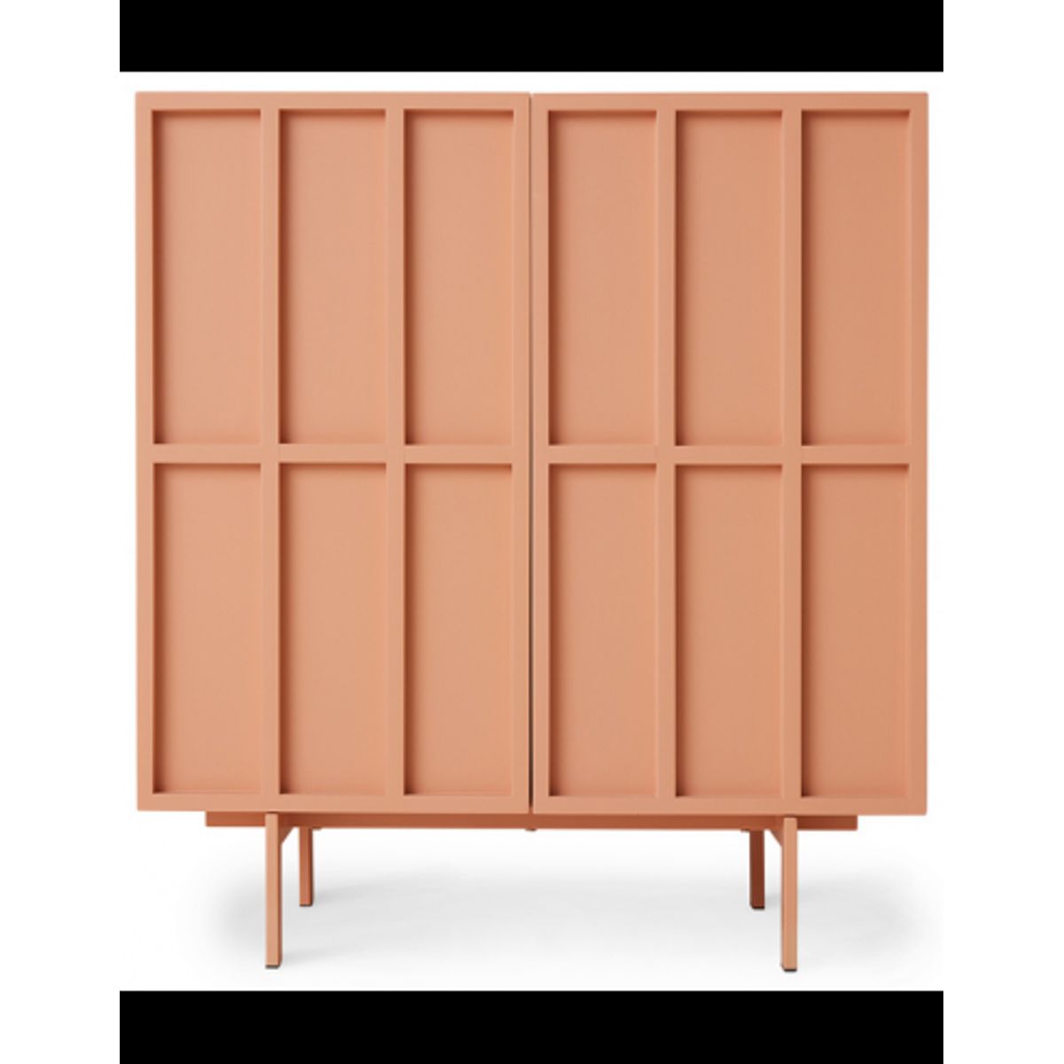 Sideboard i MDF og metal H89 x B80 cm - Blush