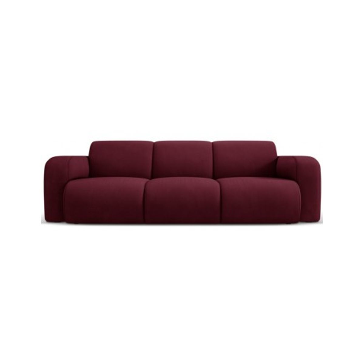 Molino 3-personers sofa i polyester B235 x D95 cm - Bordeaux