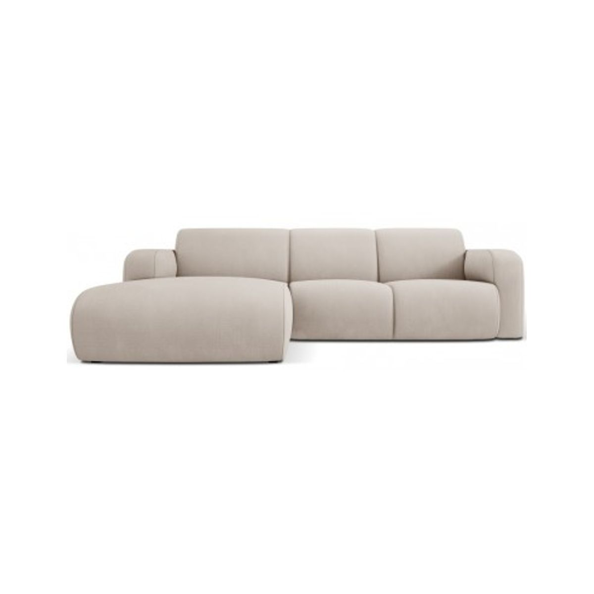 Molino venstrevendt chaiselongsofa i polyester B250 x D170 cm - Beige