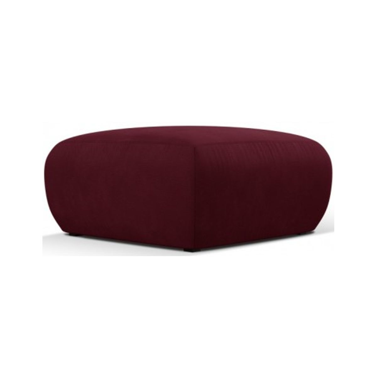 Molino puf til sofa i polyester B75 x D75 cm - Bordeaux