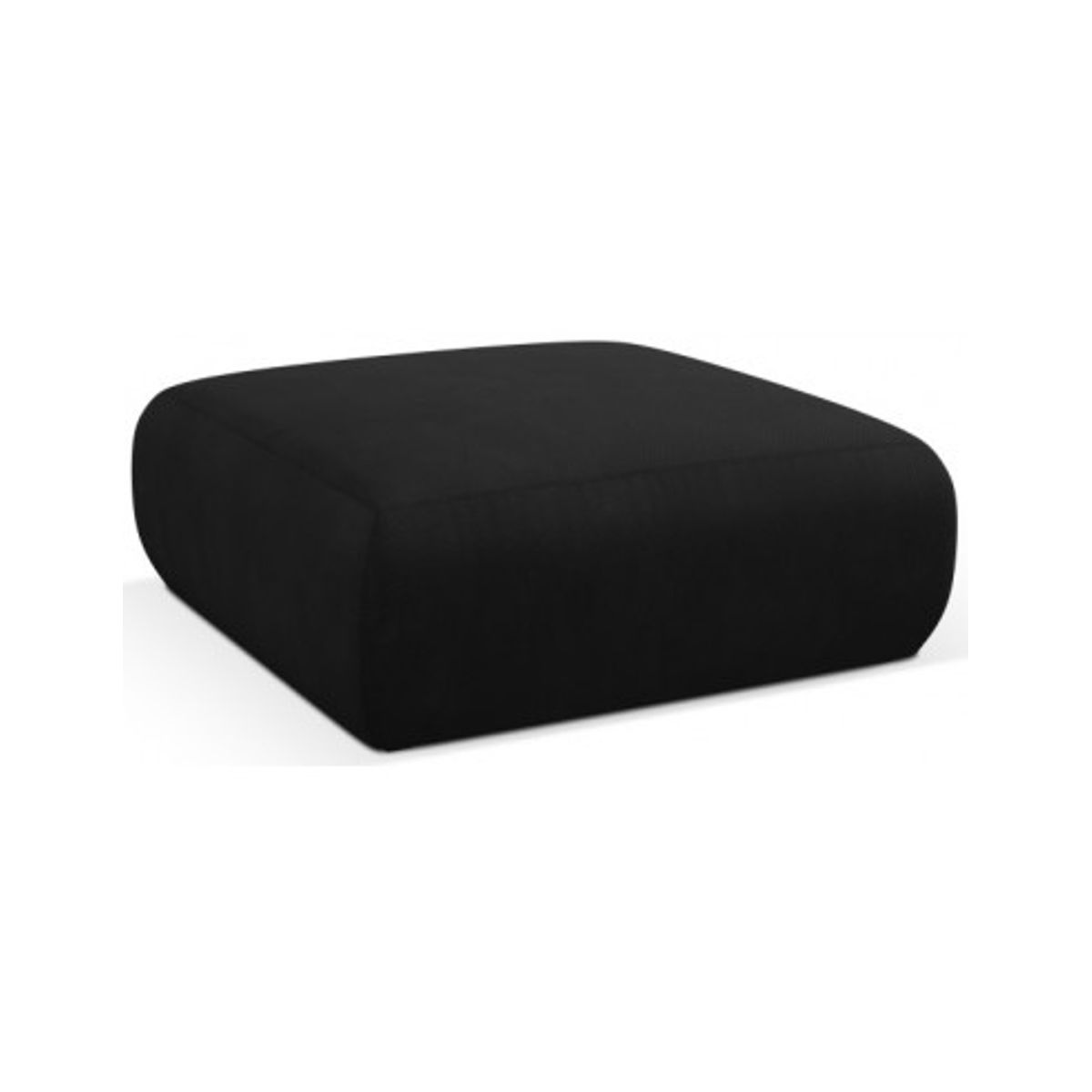 Molino puf til sofa i polyester B100 x D100 cm - Sort