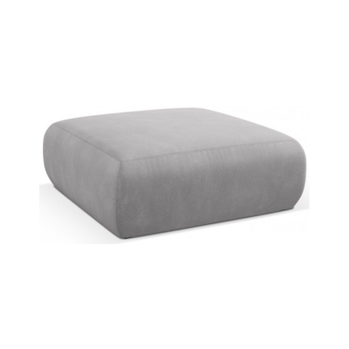 Molino puf til sofa i polyester B100 x D100 cm - Lysegrå