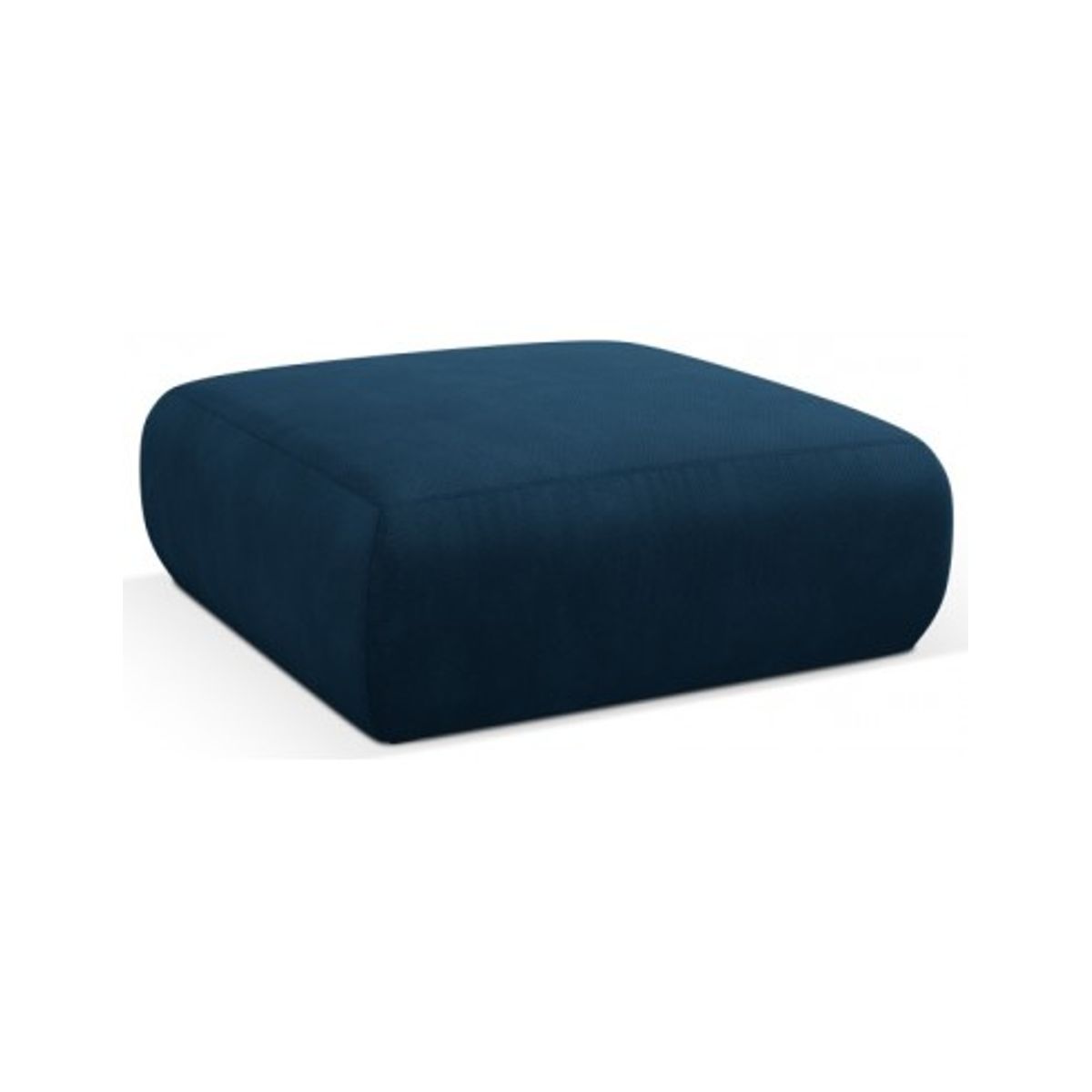 Molino puf til sofa i polyester B100 x D100 cm - Blå