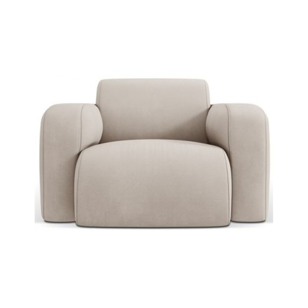 Molino Lænestol i polyester B105 x D95 cm - Beige