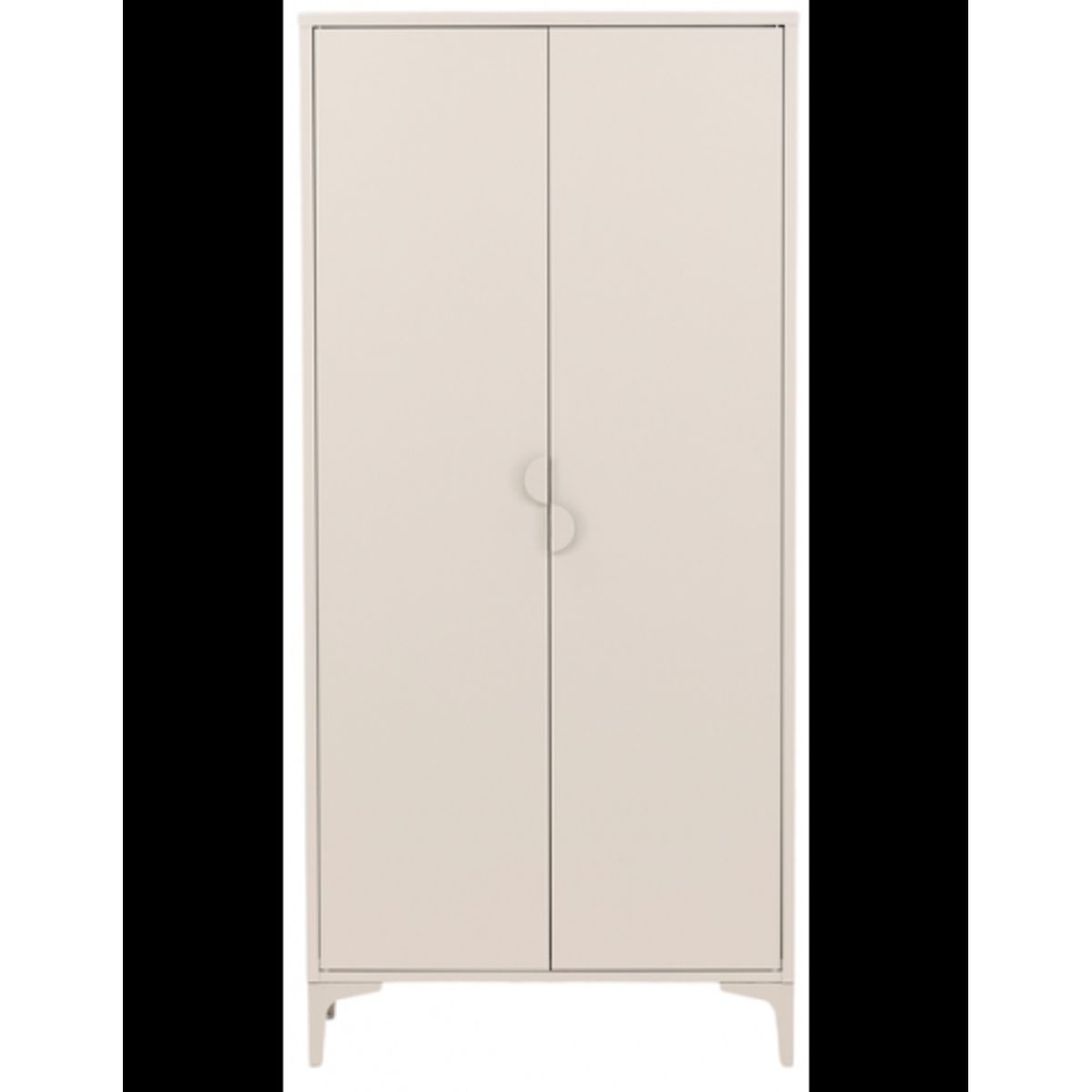 Piri klædeskab i stål H183 x B85 x D45 cm - Beige