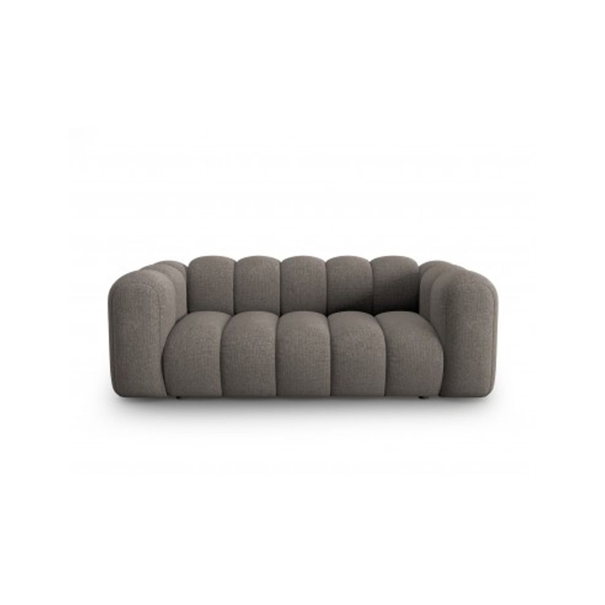 Lupine 2-personers sofa i chenille B198 x D87 cm - Sort/Grå