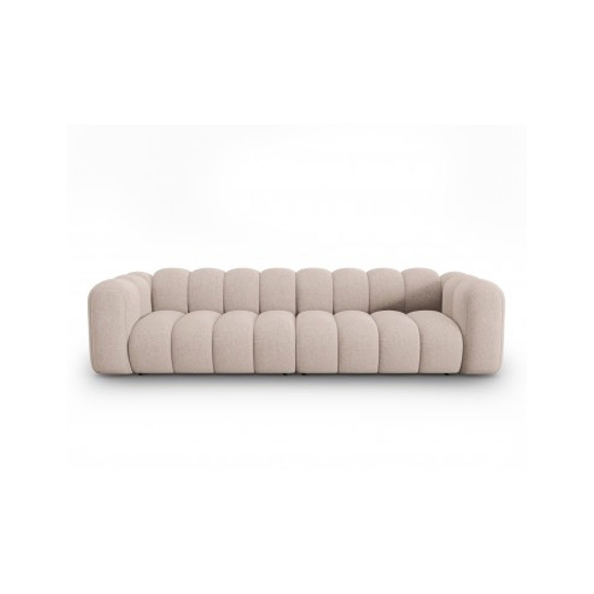 Lupine 4-personers sofa i chenille B288 x D87 cm - Sort/Beige