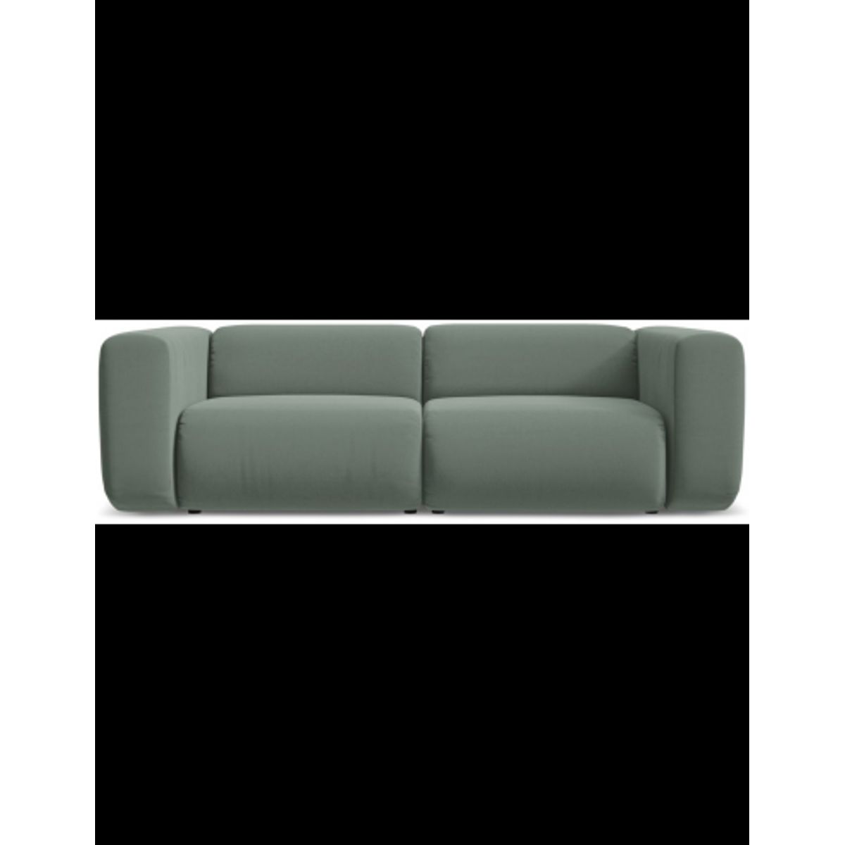 Ekahi 3-personers modulsofa i velour B228 cm - Mint