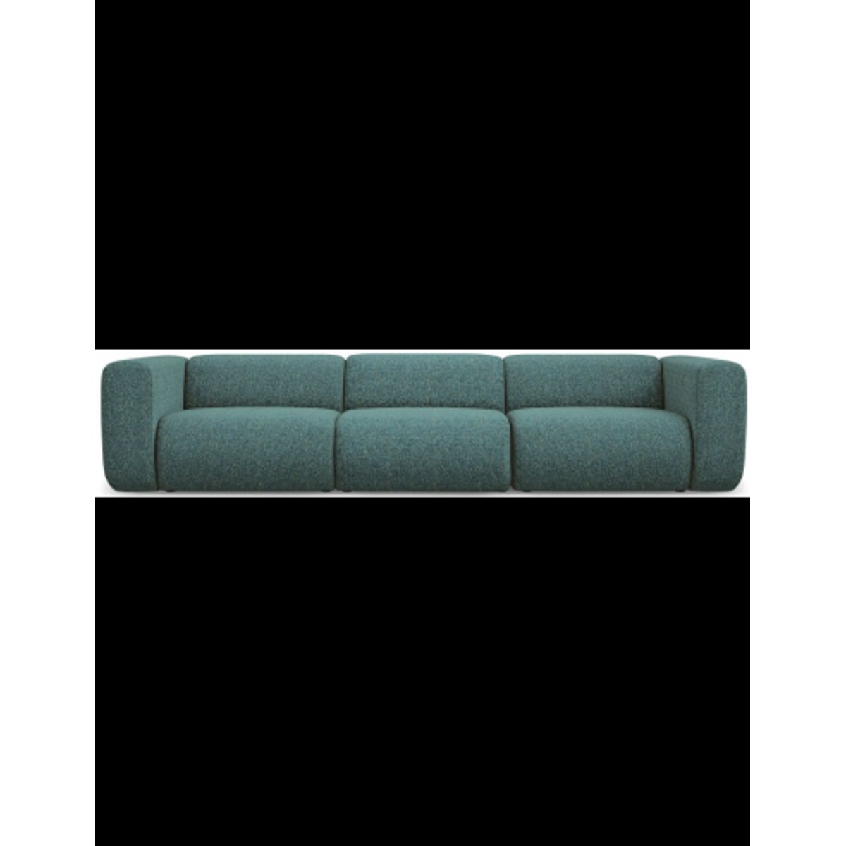 Ekahi 4-personers modulsofa i polyester B319 cm - Meleret marine