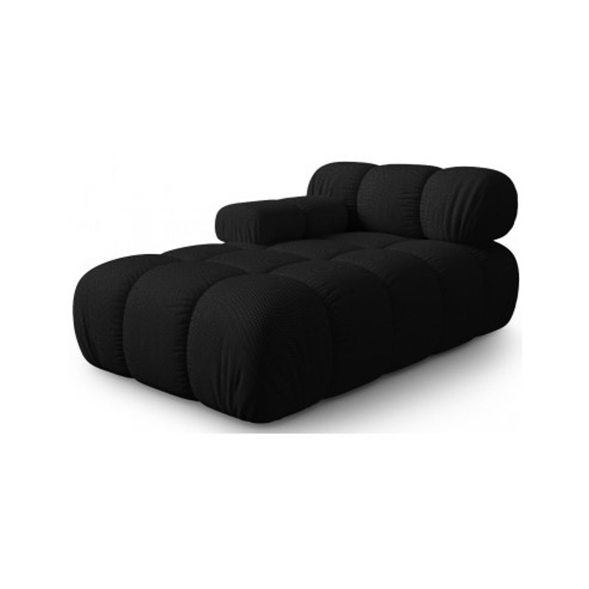 Bellis venstrevendt daybed i 3D polyester B155 cm - Sort