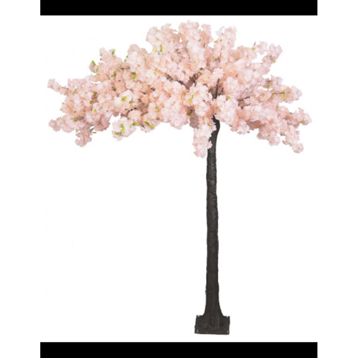 Stort kunstigt blomstertræ H260 cm - Laks