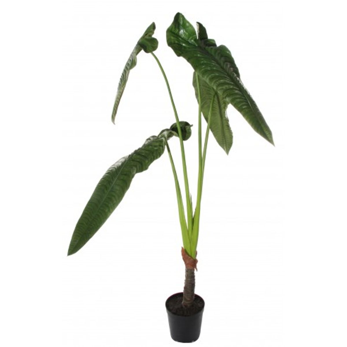 Stor kunstig Elefantøre plante H185 cm